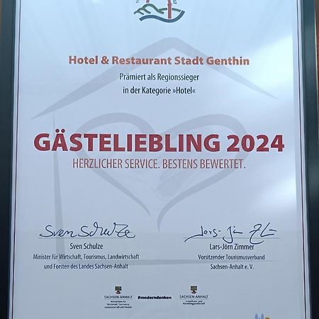 Hotel & Restaurant Stadt Genthin Exteriér fotografie